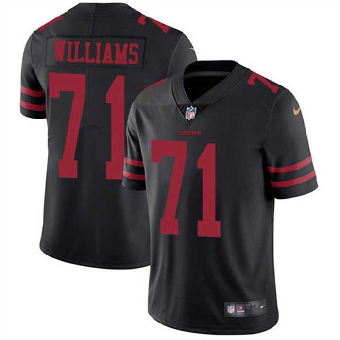 Men & Women & Youth San Francisco 49ers #71 Trent Williams Black Vapor Untouchable Limited Stitched Football Jersey